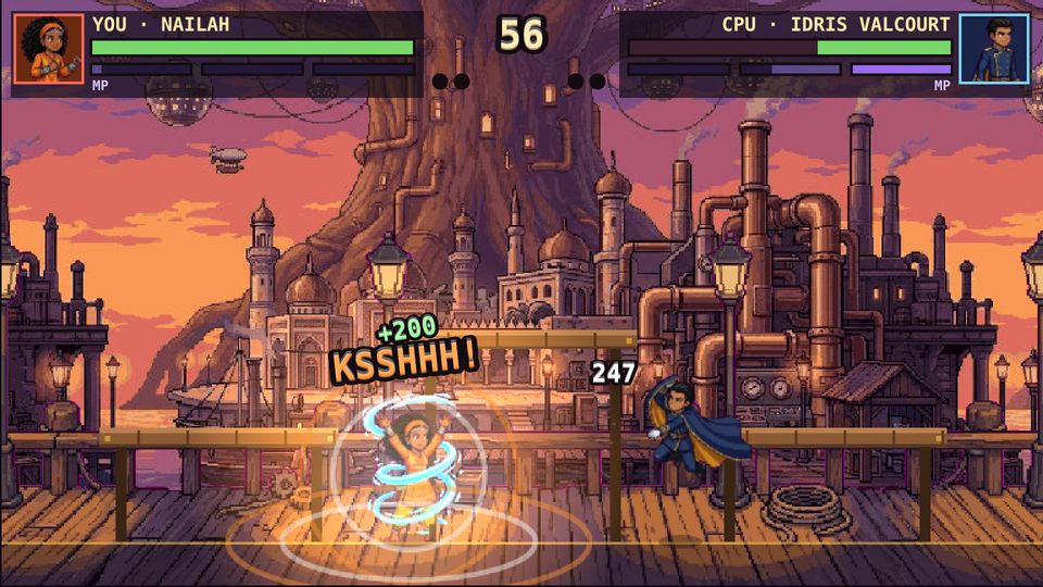 Versus: Nailah's water vortex